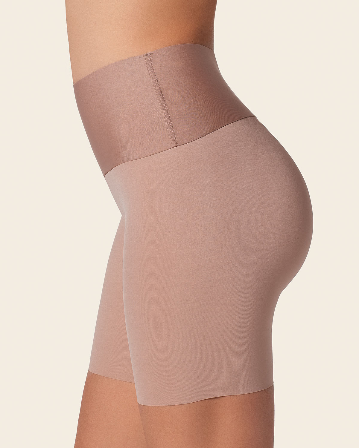 NAYA - Onzichtbare Slip Short - LivingCurves Panties Bruin / S