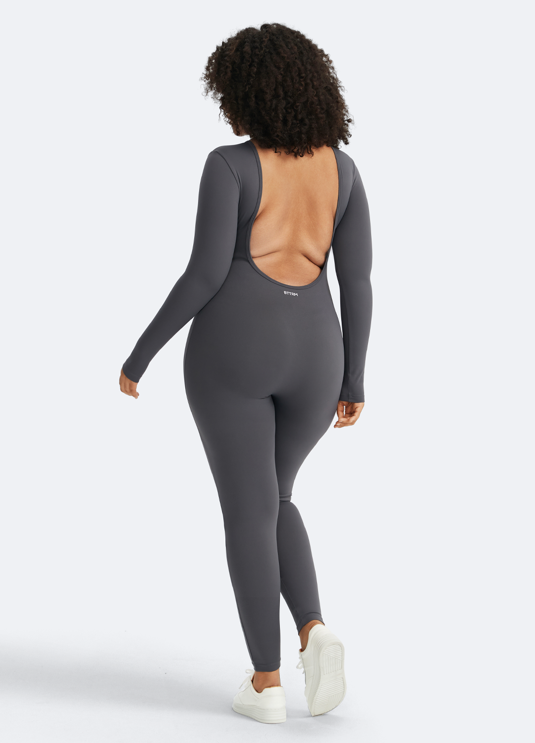 ÉLAN – Short Sleeve Shaping Catsuit - LivingCurves Bodysuit Slate Gray / XS
