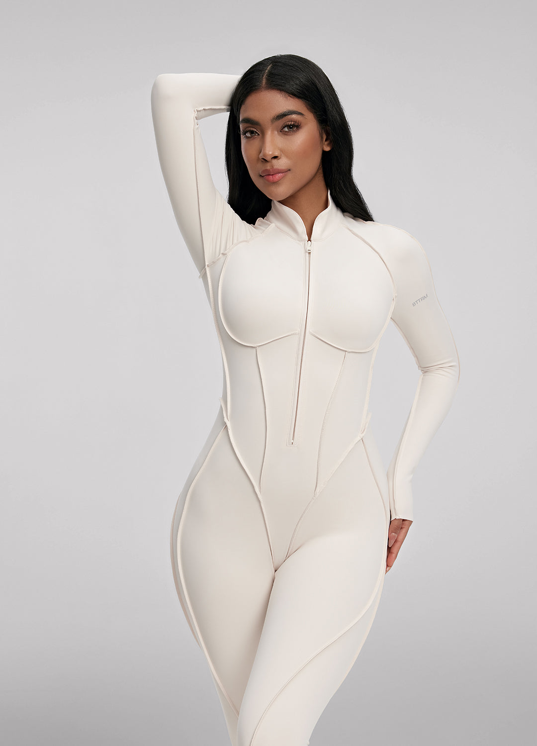 VARA – Closed-Back Catsuit - LivingCurves Bodysuit Ivory / XS