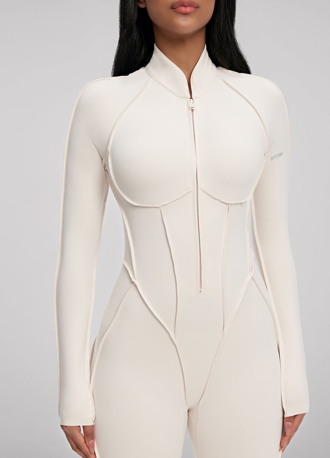VARA – Closed-Back Catsuit - LivingCurves Bodysuit Ivory / XS