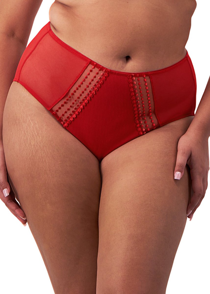 Elomi Matilda Haute Red Full Brief Panty 8906