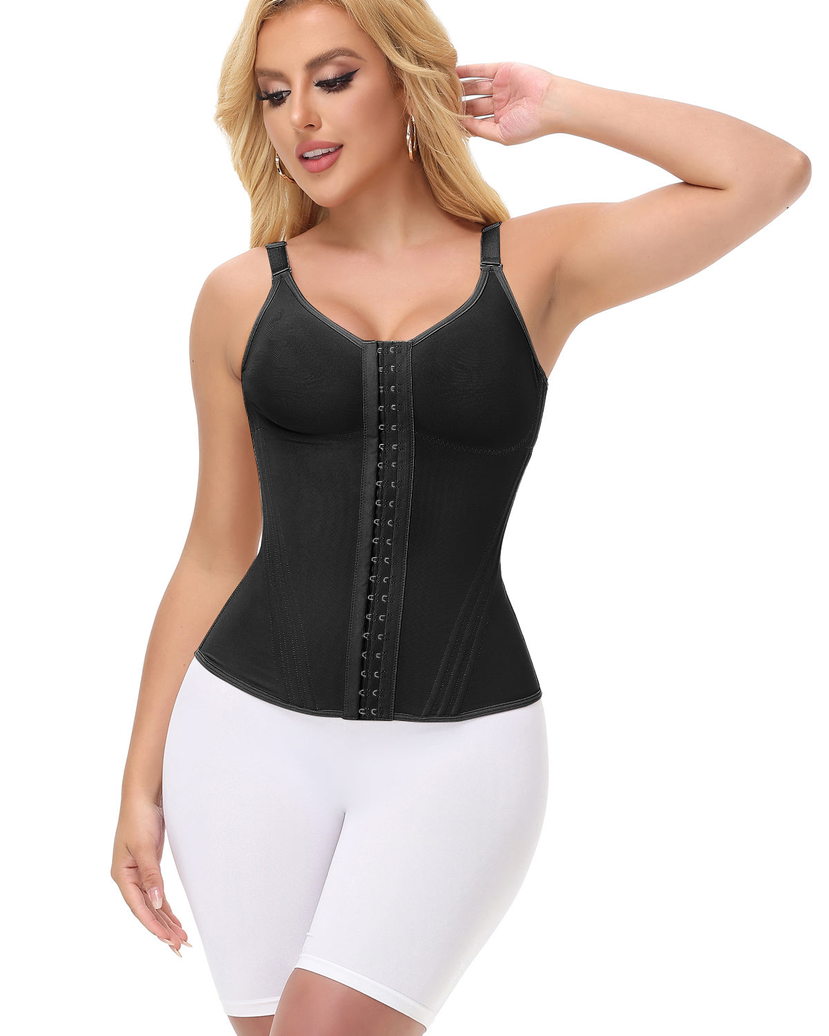 LIORA – Dames Waist Trainer Vest - LivingCurves Black / XS