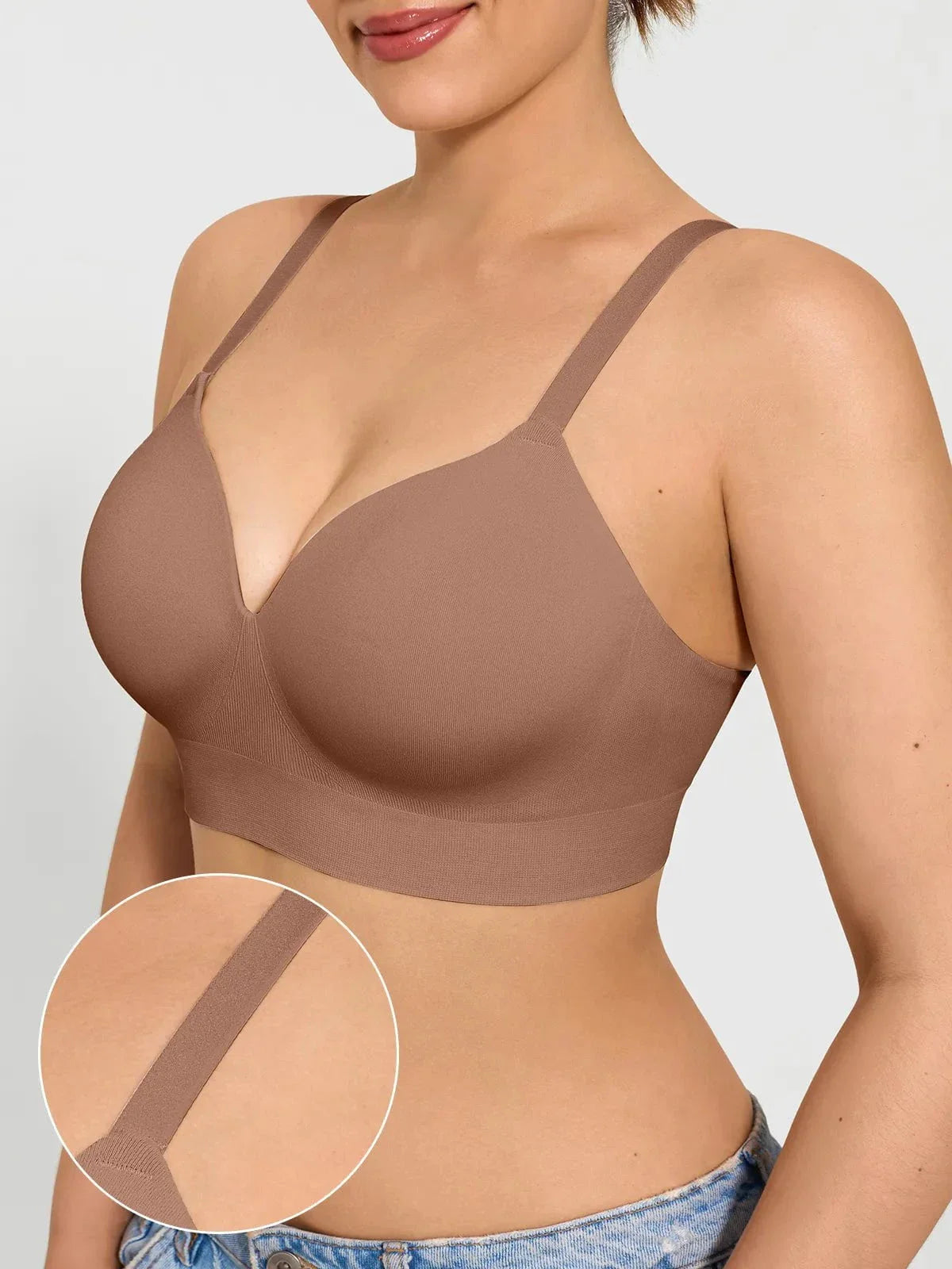 LUMINA – Naadloze Push-Up Bralette zonder Beugel