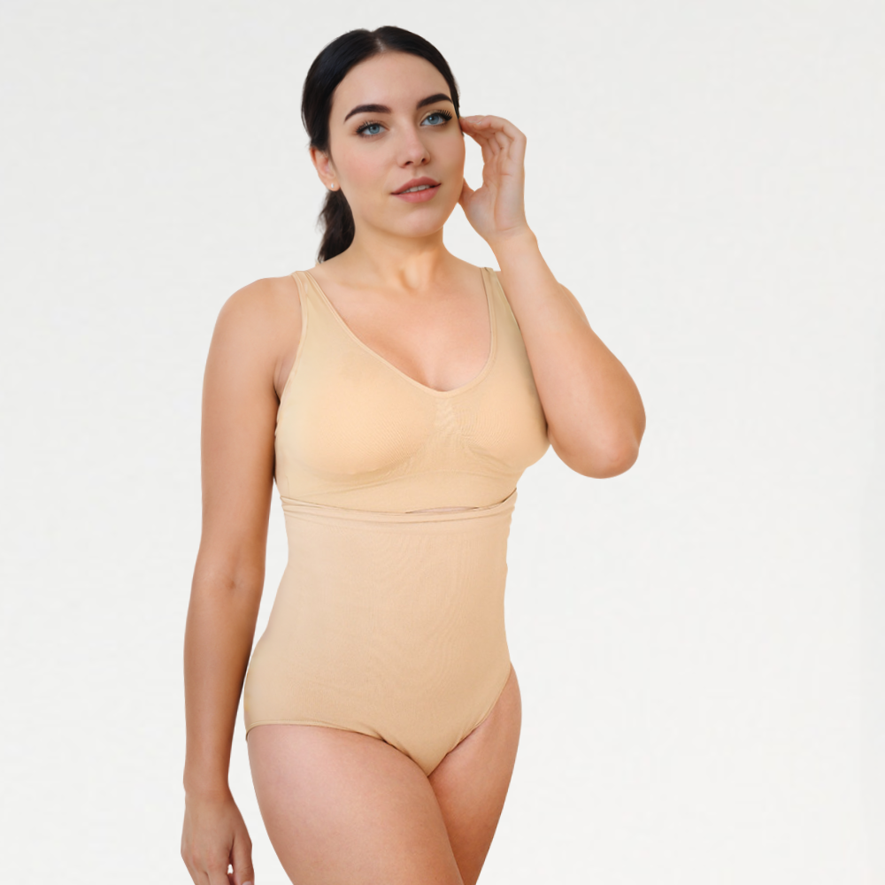 NIA – Body Fit Shorts - LivingCurves Kaching Cart Upsell Toggle Beige / S