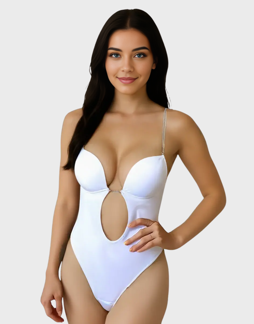 NOA – Onzichtbare Shaper BH met Open Rug - LivingCurves Rugloos body shaper Zwart / S