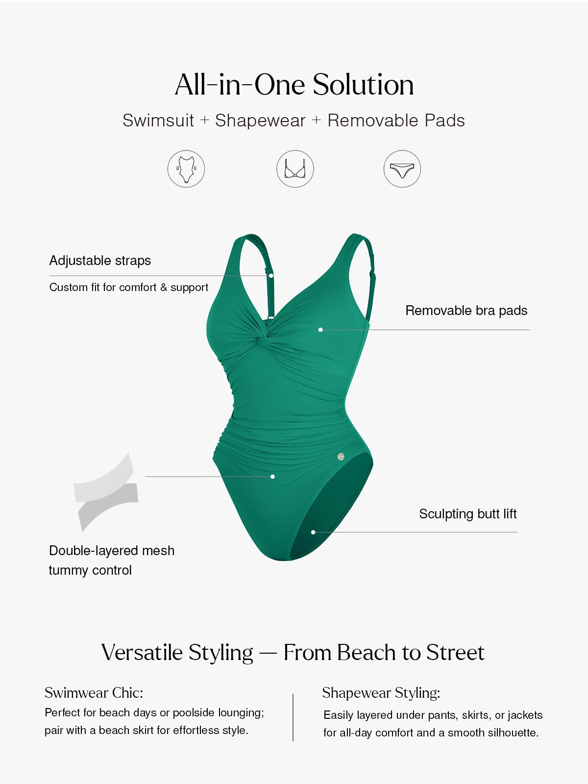 LORÉ – Ruched Mesh Shaping Bodysuit - LivingCurves Tummy Control One Piece Swimwear Leopard / XS