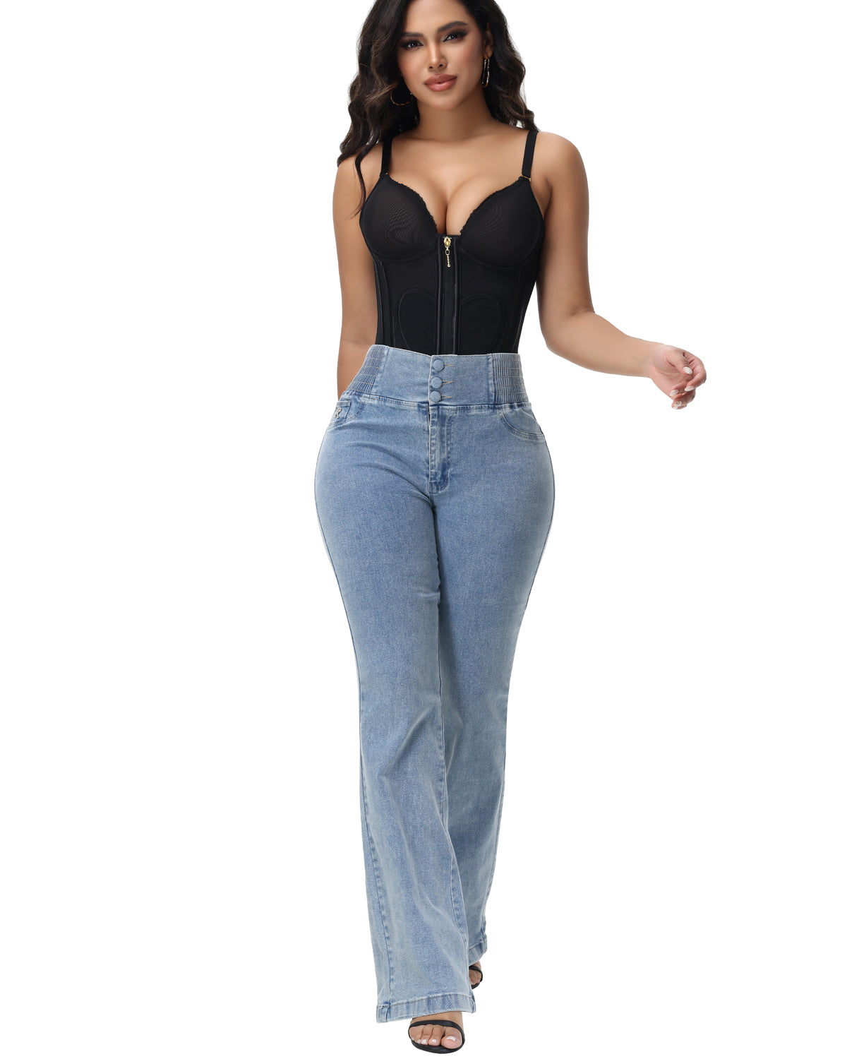 ELVAE – Shaping BH Corset - LivingCurves Zwart / XS