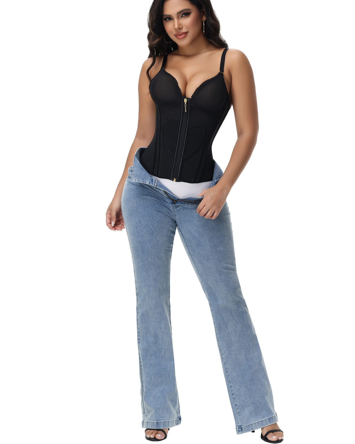 ELVAE – Shaping BH Corset - LivingCurves Zwart / XS