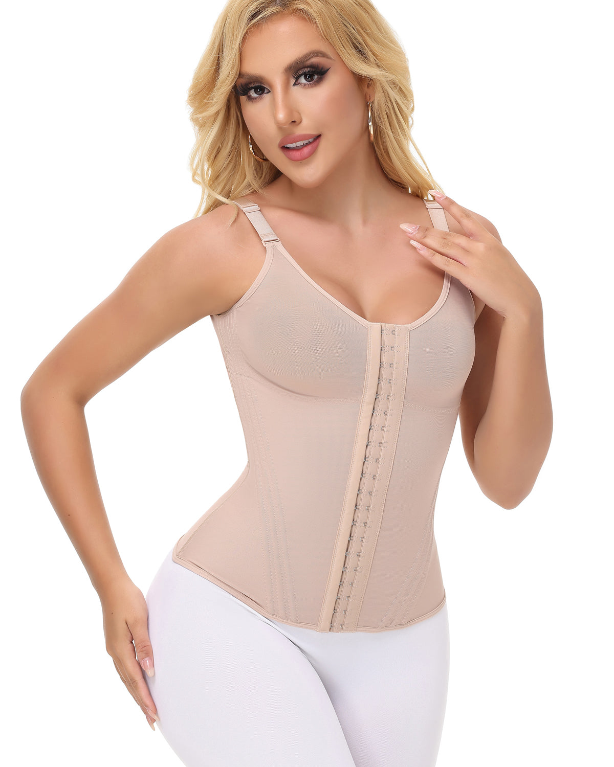 LIORA – Dames Waist Trainer Vest - LivingCurves Black / XS