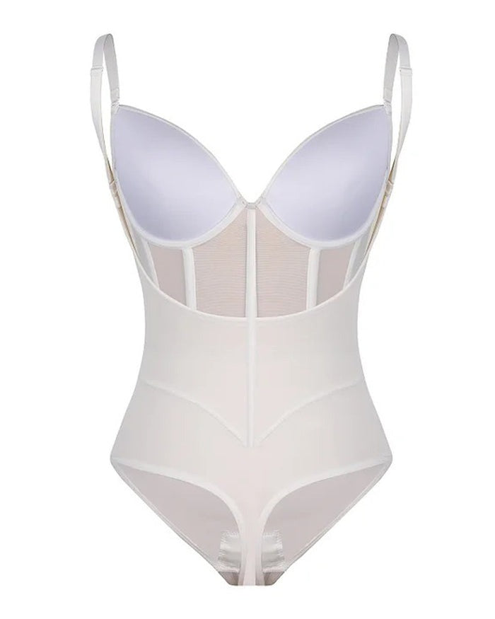 SORIX – Ademend Sexy Tummy Control Bodysuit - LivingCurves Zwart / XS