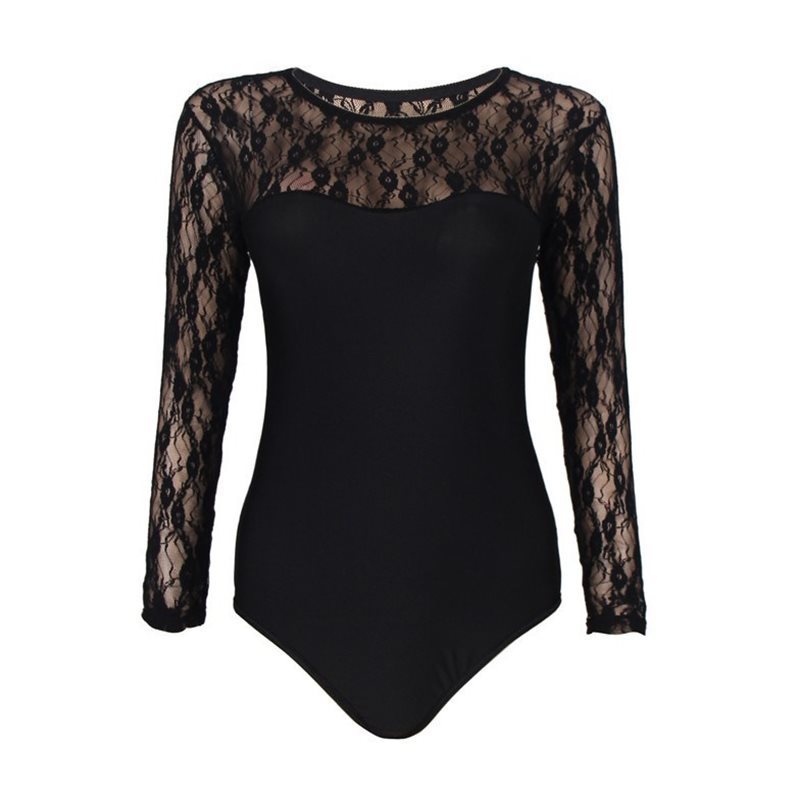 ÉCLARE – Lace Long Sleeve Bodysuit