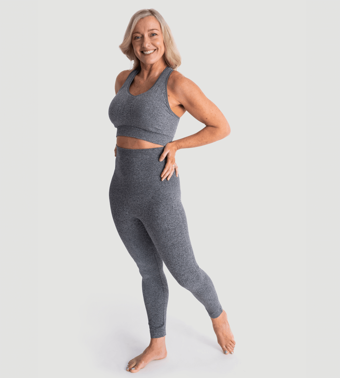 LIA – High Waist Shaping Legging - LivingCurves Leggings Zwart / XS