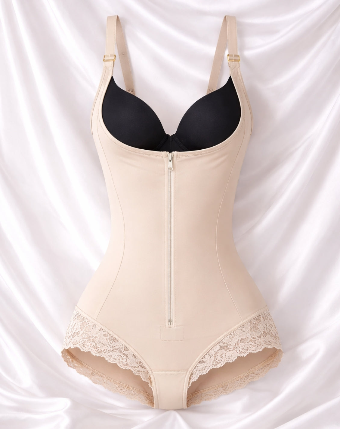 TARA – Heuplift Shaping Bodysuit met Rits