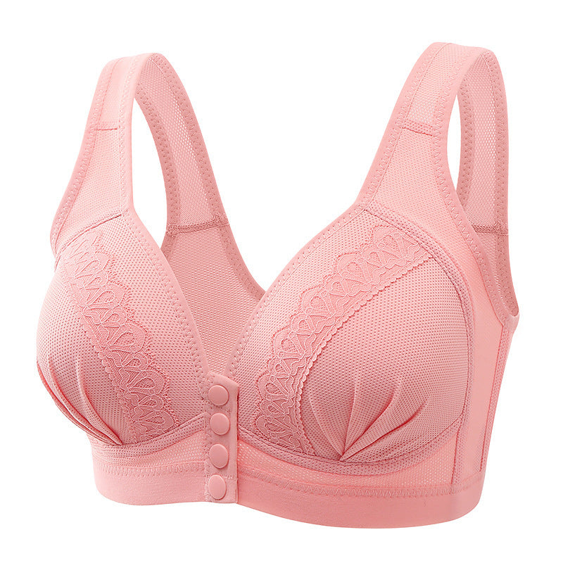 LIA – Draadloze BH met Voor-Sluiting - LivingCurves Kaching Cart Upsell Toggle Poeder roze / 36and80BC