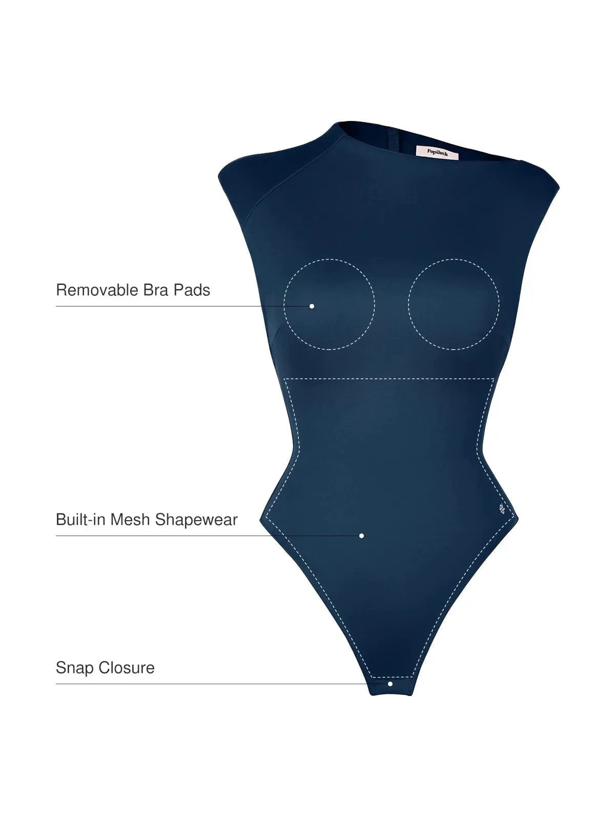 LIVA – All-in-One Bodysuit - LivingCurves Blauw / XS