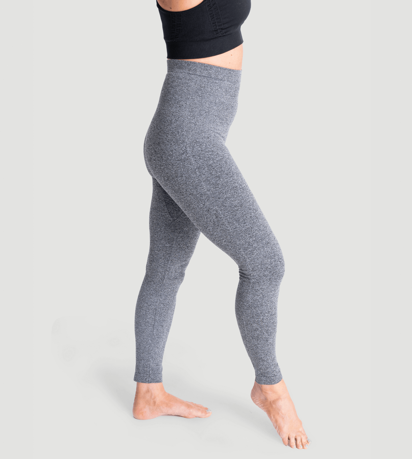 LIA – High Waist Shaping Legging - LivingCurves Leggings Zwart / XS