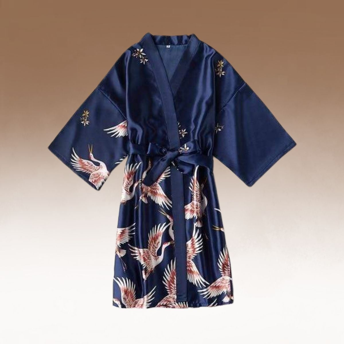 Isabelle satin robe – satijnen kamerjas met luxe uitstraling