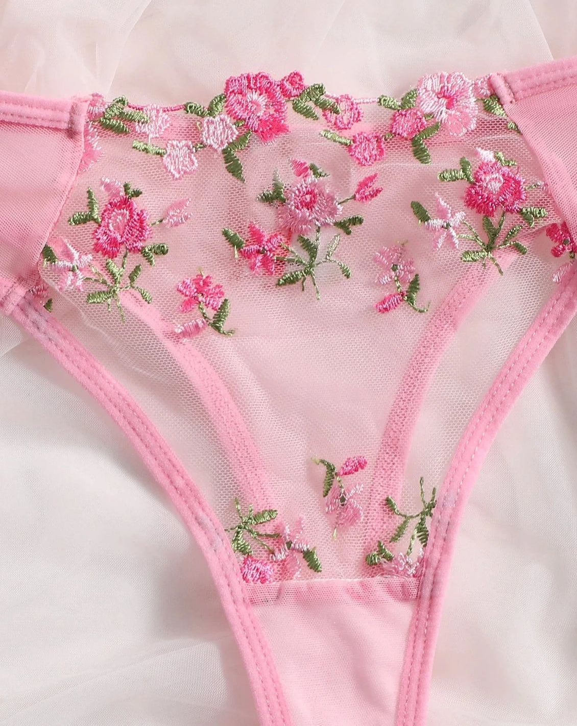 LIVC Lingerie set – Romantisch bloemenmotief met verfijnde afwerking voor Dames