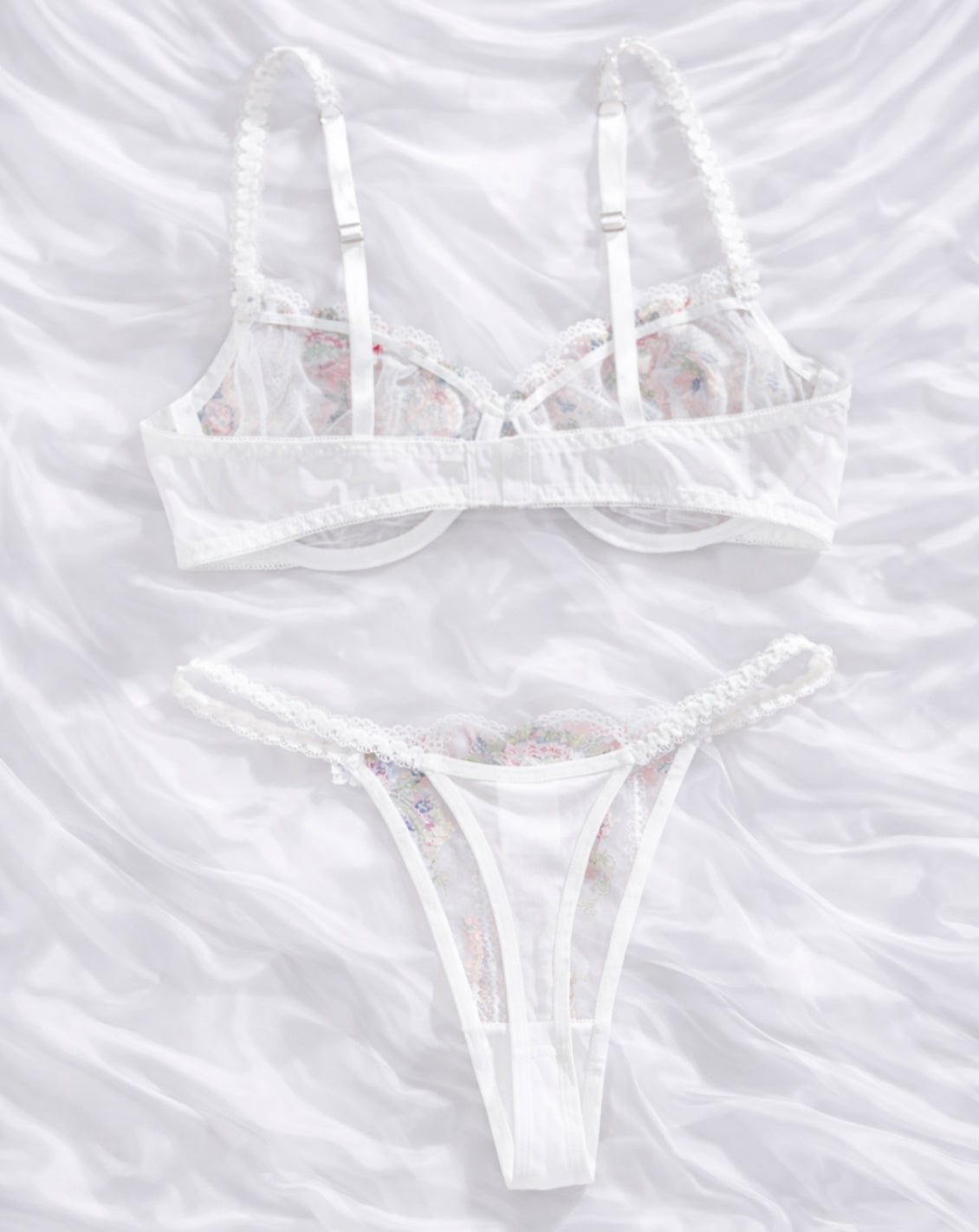 LIVC Lingerie set – Diep blauw met verfijnde details voor Dames
