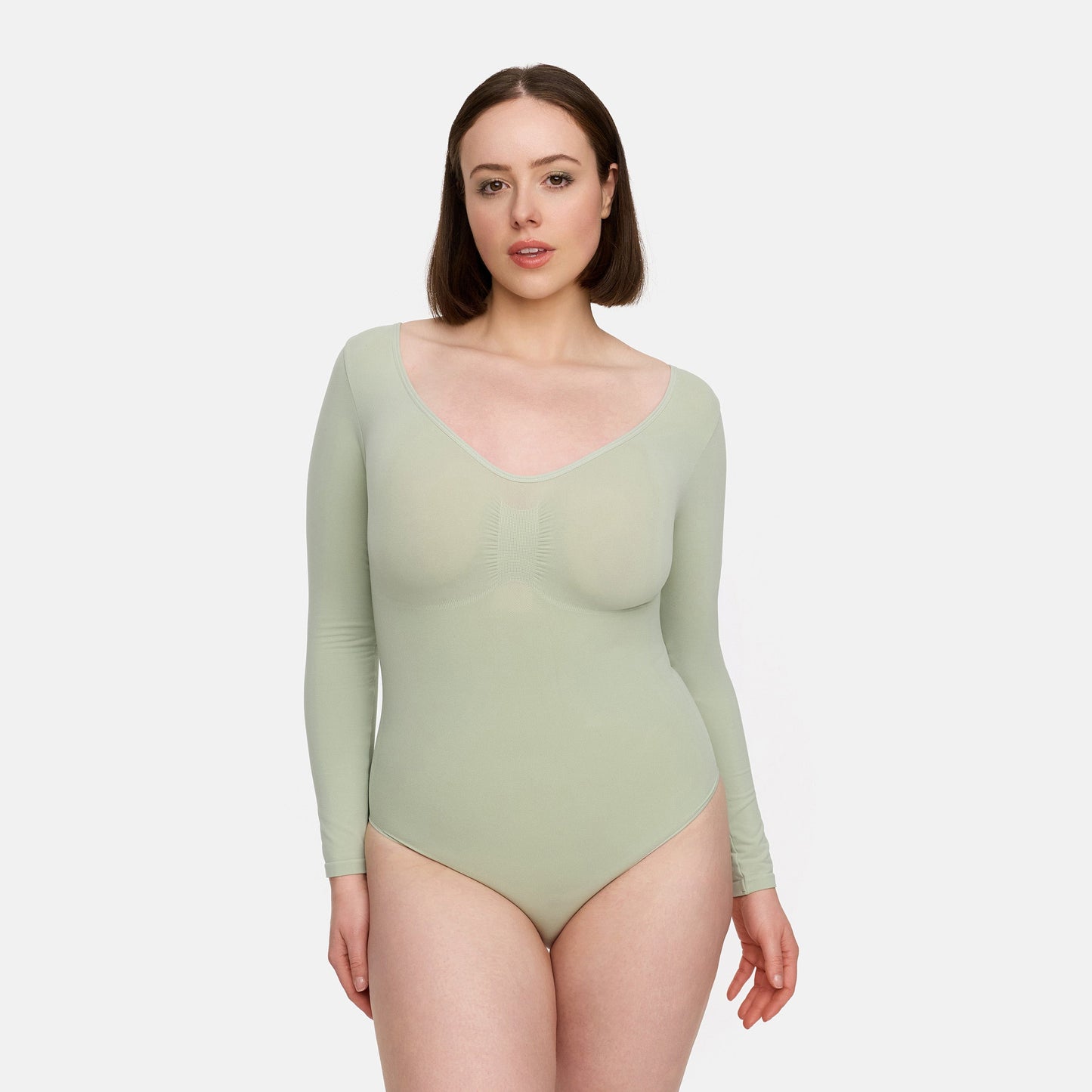 NAYA – Longsleeve Sculpt Bodysuit (Slipmodel) - LivingCurves Bodysuit Zwart / XS
