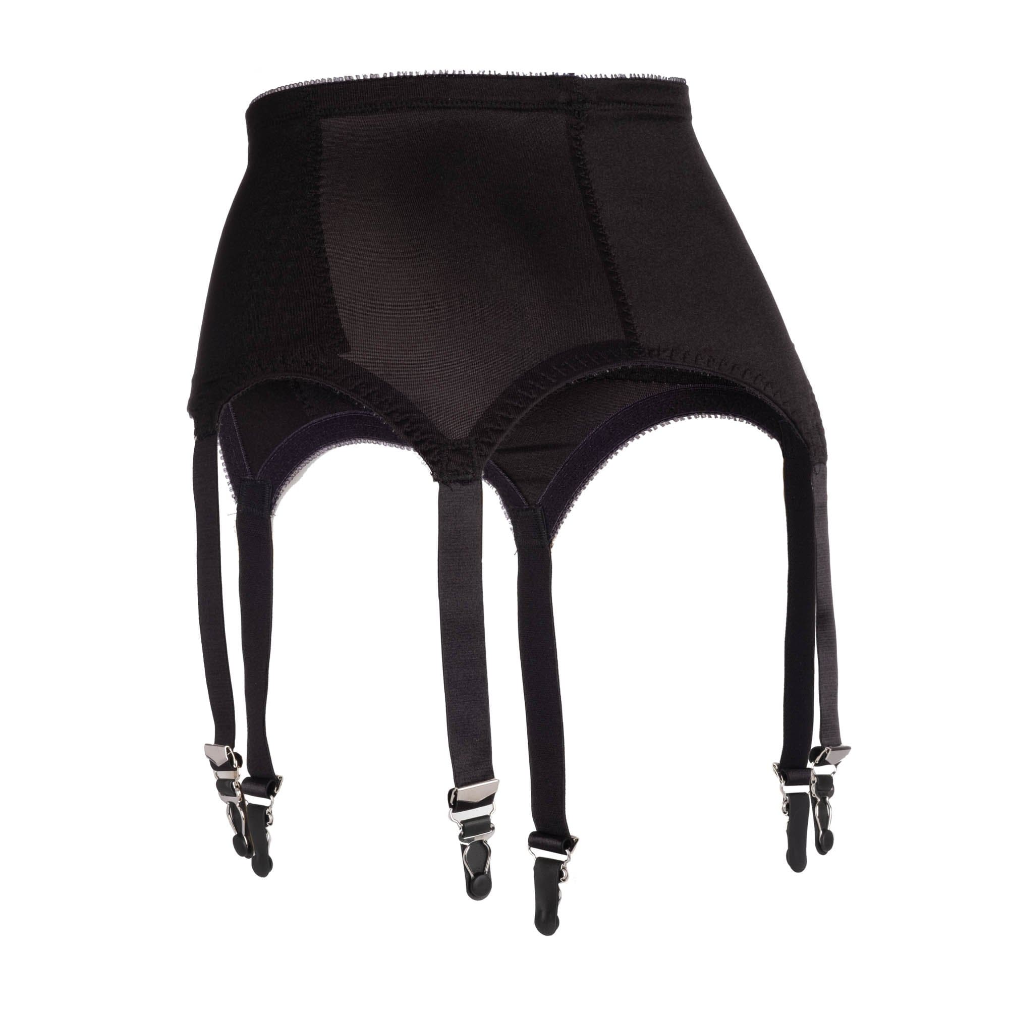 LISETTE | Luxe Kousenband met 6 Metalen Clips & Buikcorrectie