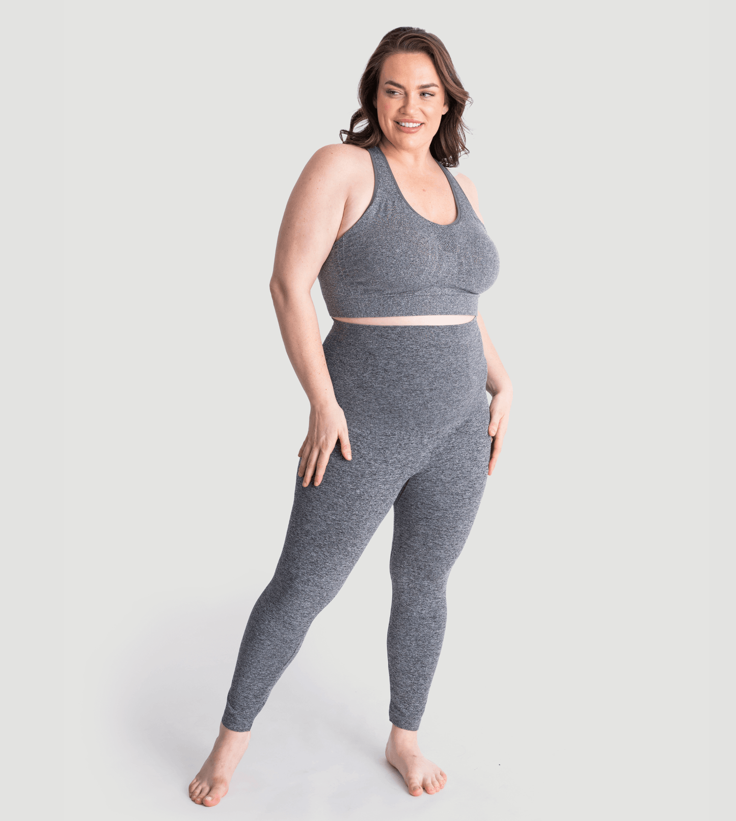 LIA – High Waist Shaping Legging - LivingCurves Leggings Zwart / XS