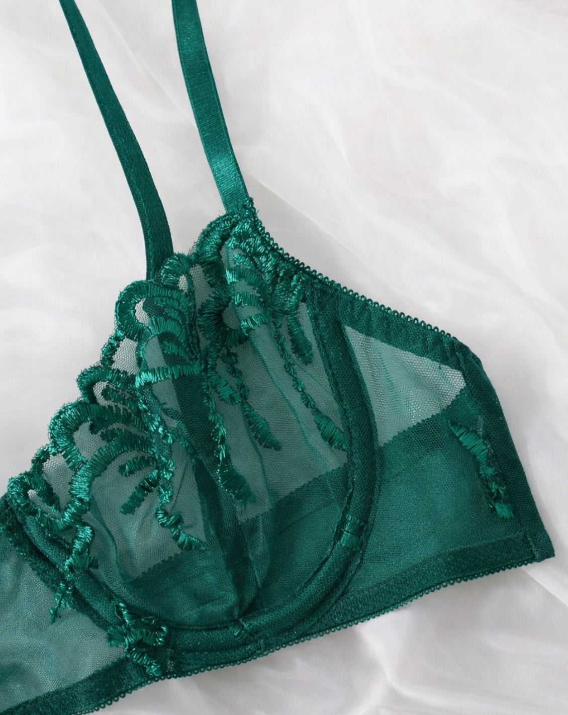 LIVC Lingerie set – Verfijnd groen met elegante afwerking voor Dames