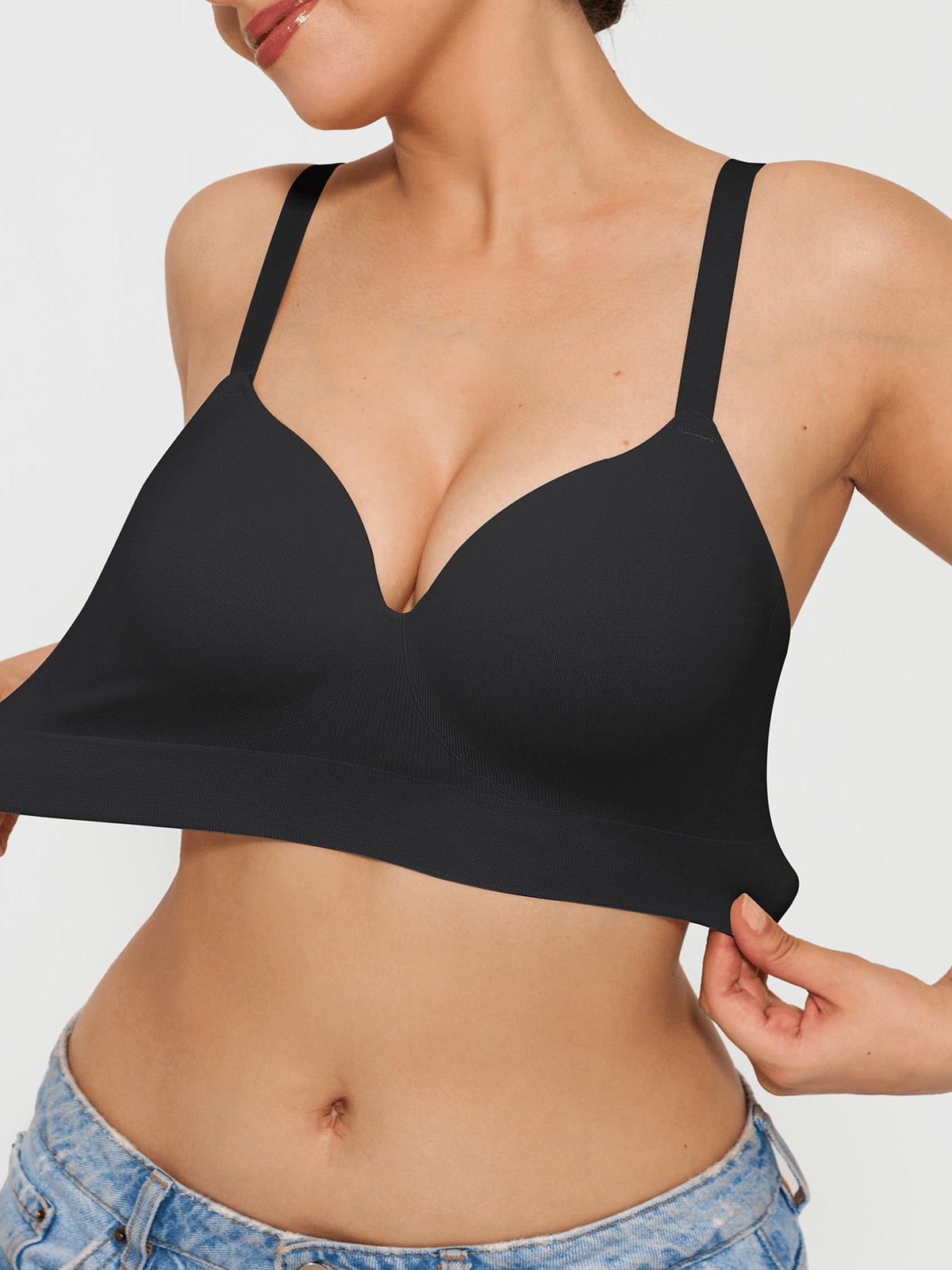LUMINA – Naadloze Push-Up Bralette zonder Beugel