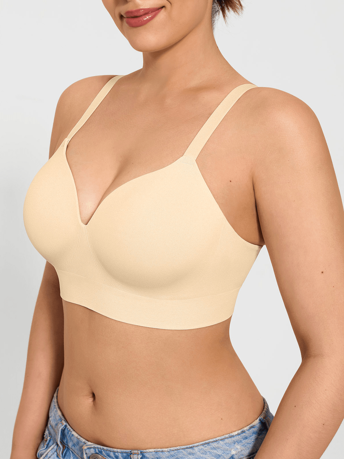 LUMINA – Naadloze Push-Up Bralette zonder Beugel