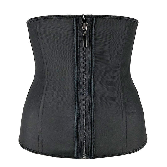 MILA – Taille Korset met Kunststof Baleinen - LivingCurves Kaching Cart Upsell Toggle Zwart / 3XL