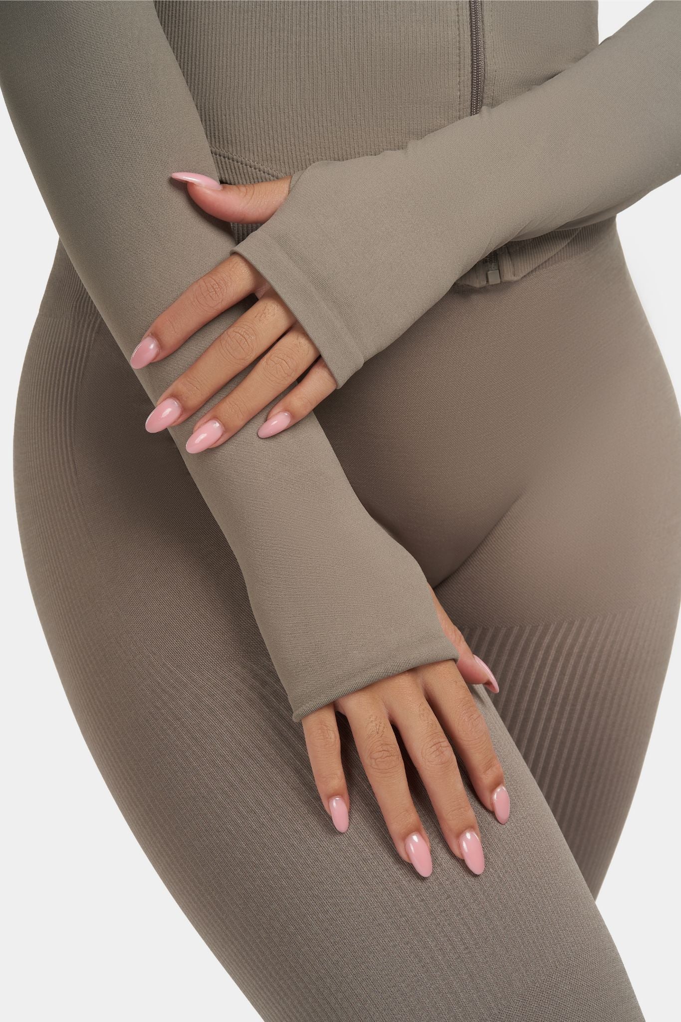 NARO - Sculpt Shapewear Jacket - Khaki - LivingCurves XS