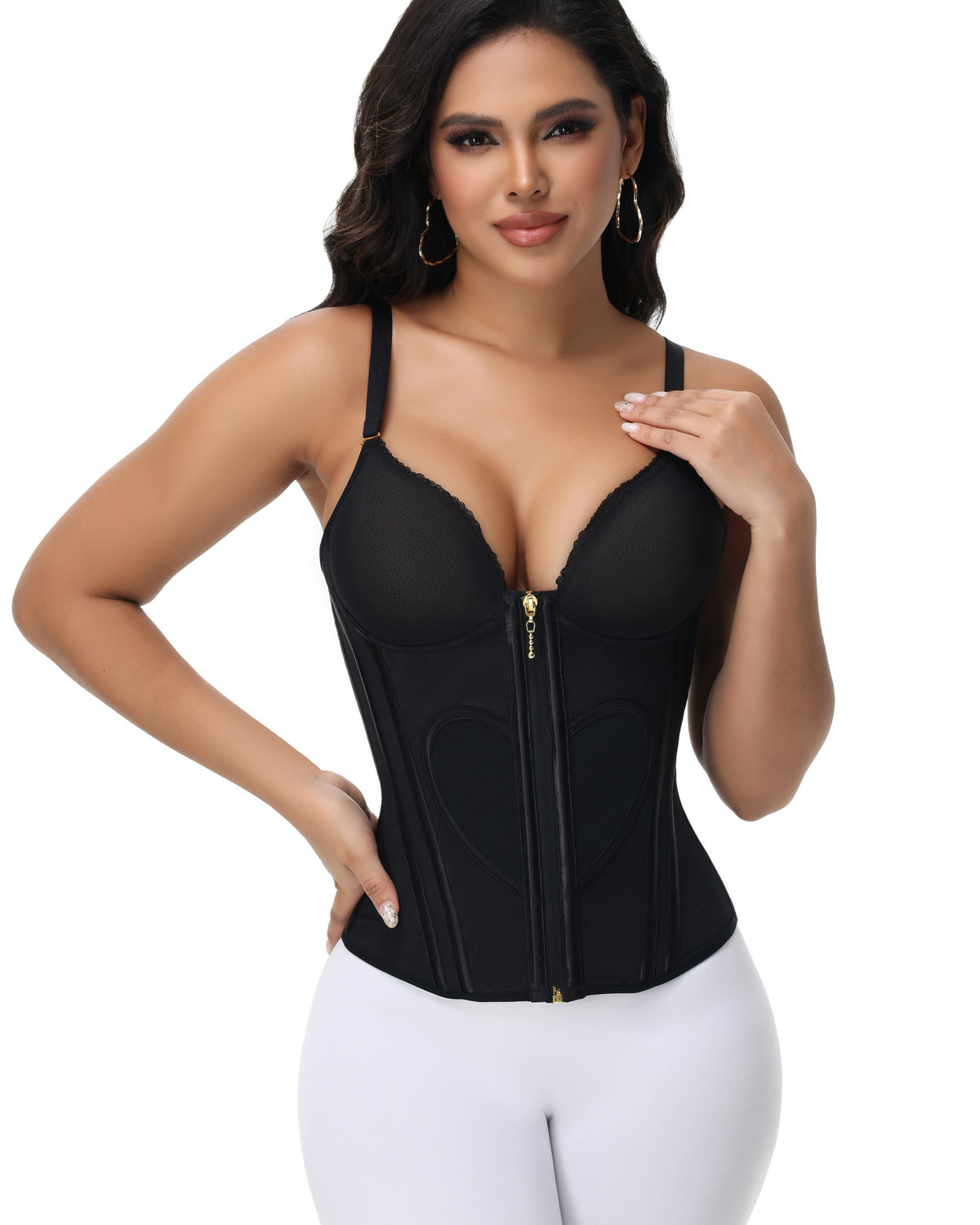 ELVAE – Shaping BH Corset - LivingCurves Zwart / XS