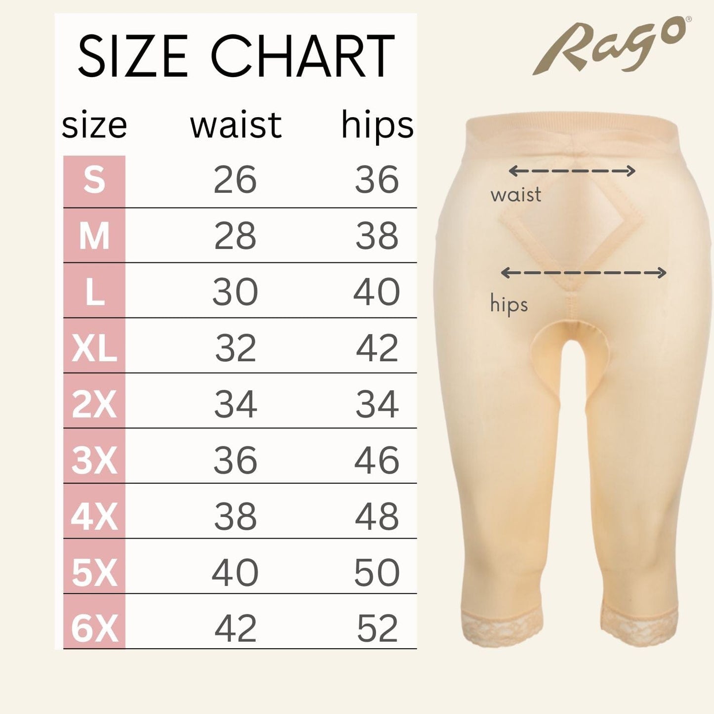Style 6266 | High Waist Capri Pant Liner with Tummy Control Satin Panel| Memory Compression Fabric | Medium Support - LivingCurves Leg Shaper Pant Liner Black / S/26