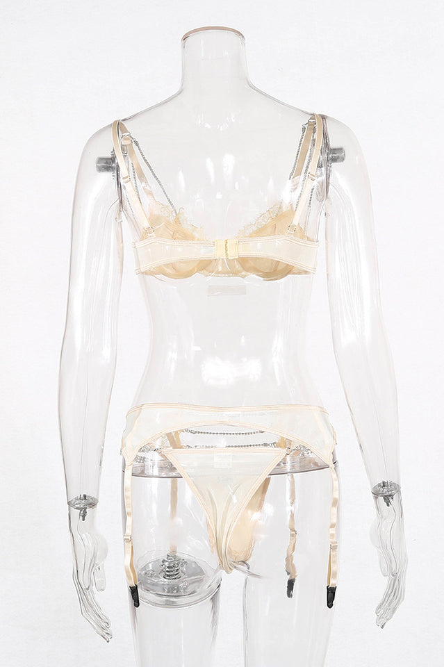 Raya – Chain Lingerieset met Garter Belt