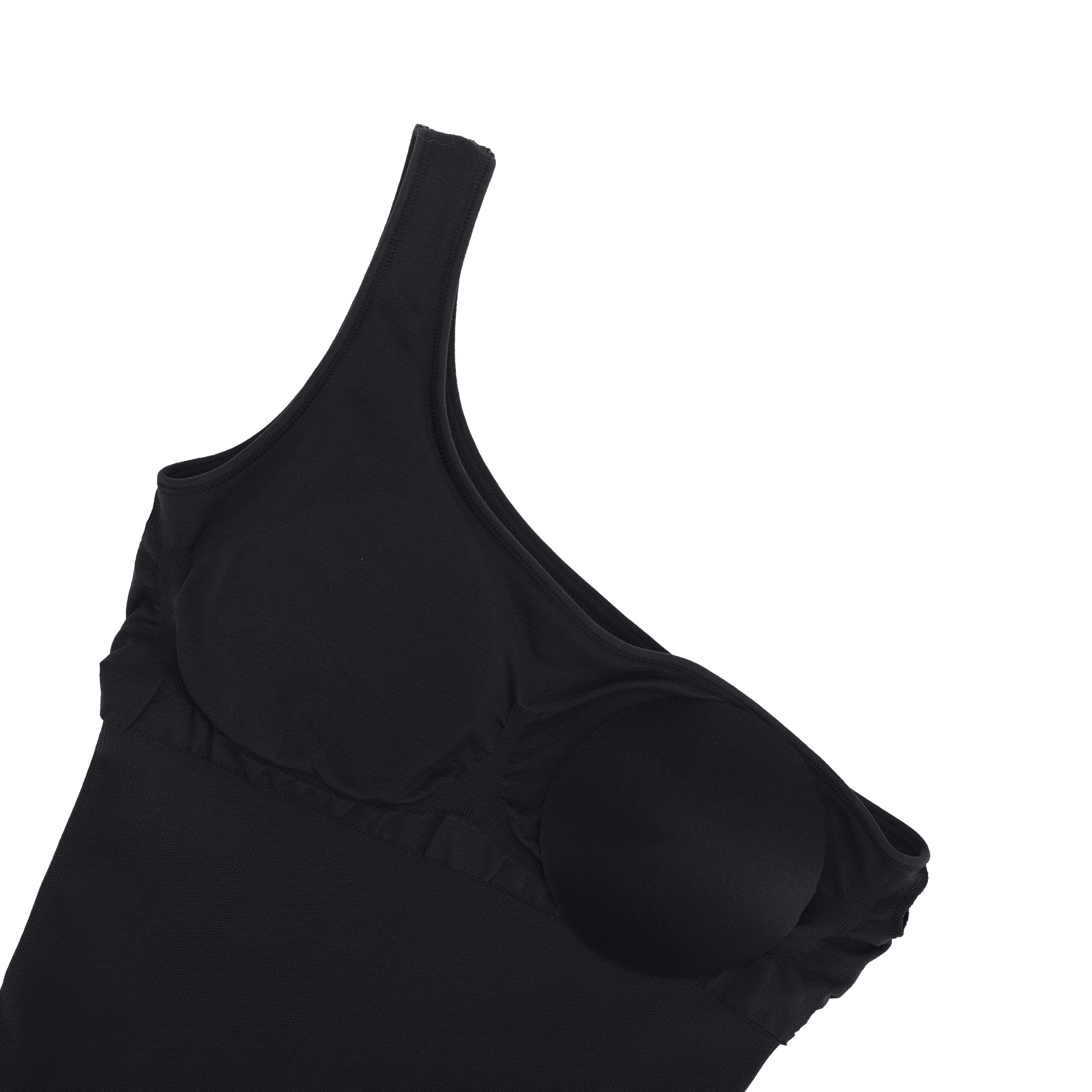 AYLA – One-Shoulder Shaping Mini Dress - LivingCurves Zwart / XS/S