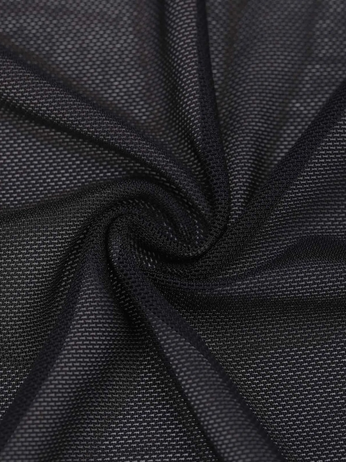 ISLA – Mesh Beach Skirt met Leopard Print - LivingCurves Zwart / XS