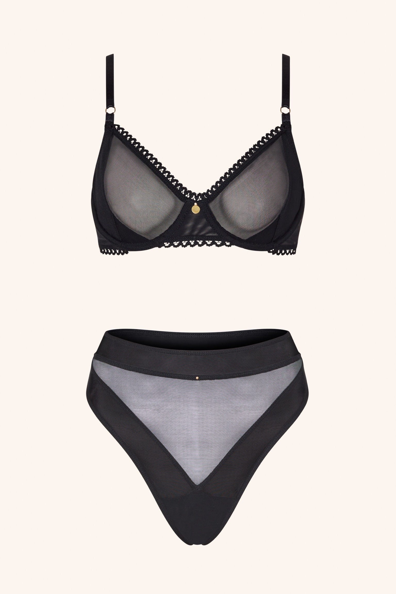 DOLCE – Zwarte Mesh BH