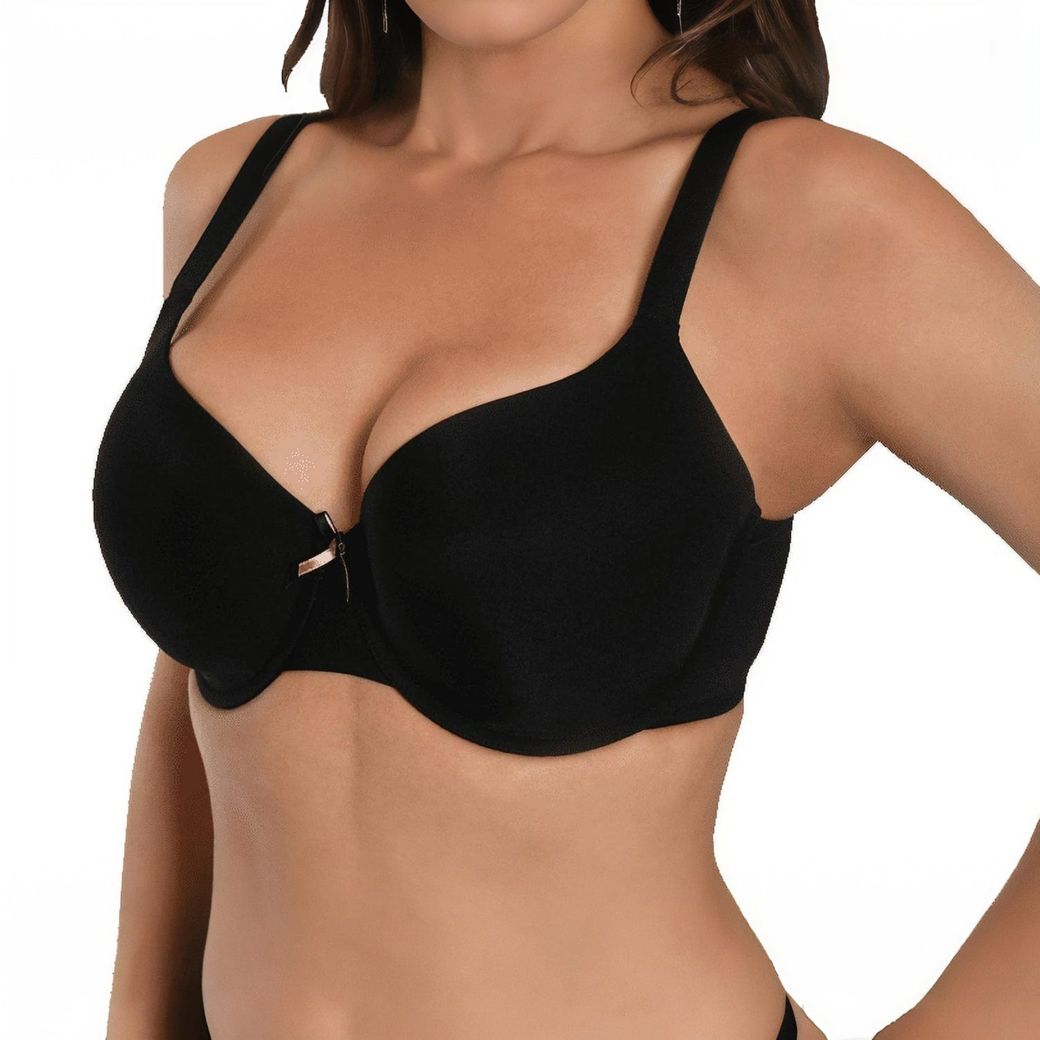 ZIRA – T-Shirt Beha met Volledige Dekking - LivingCurves Bandeau Bra 38D