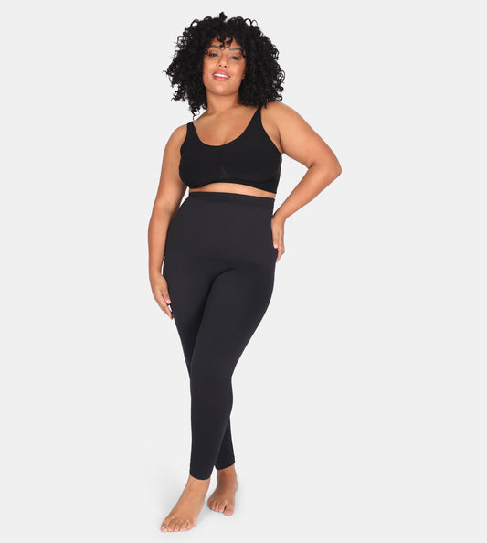 LIA – High Waist Shaping Legging - LivingCurves Leggings Zwart / XS