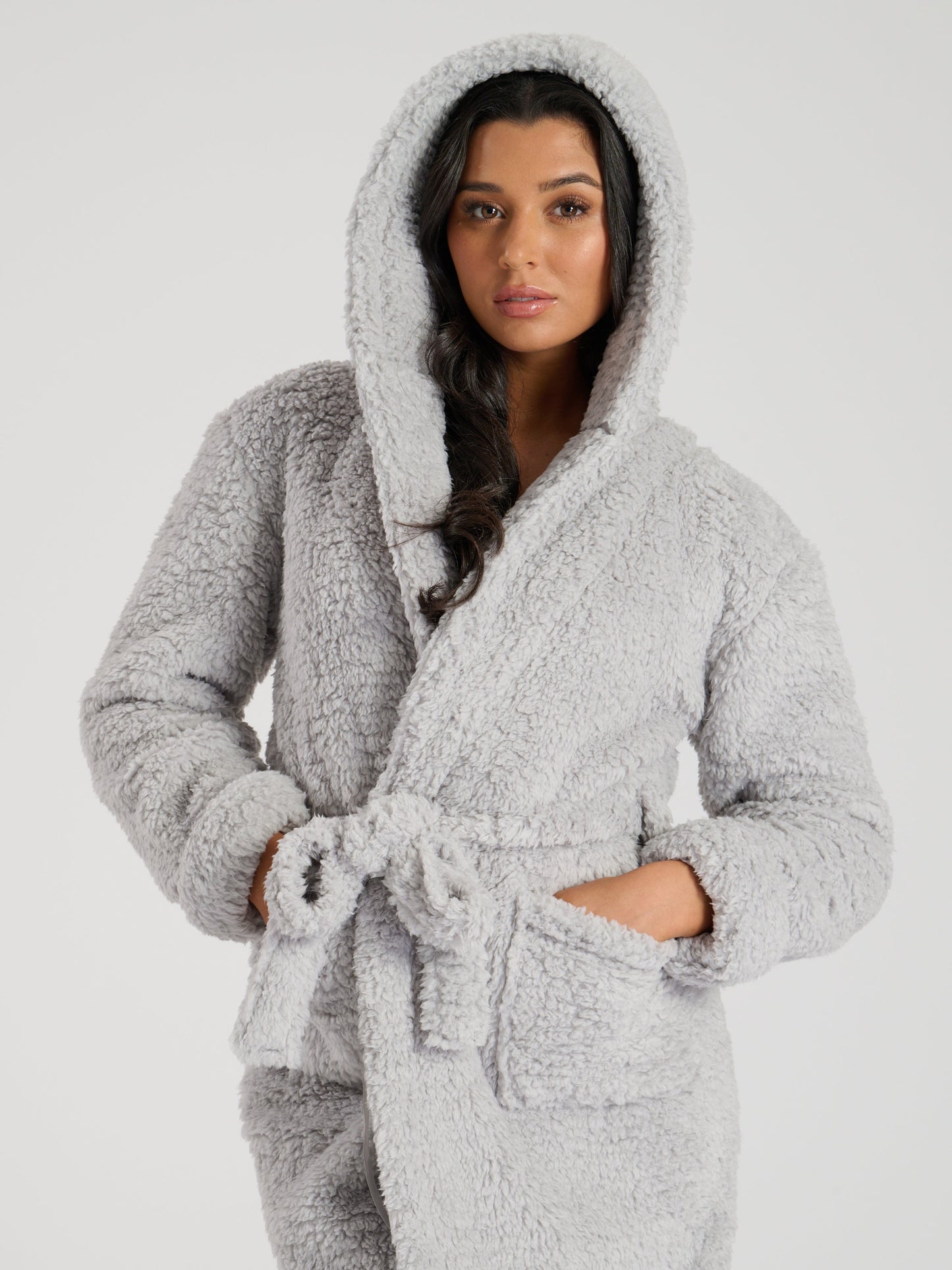 The Teddy Gown In Grey
