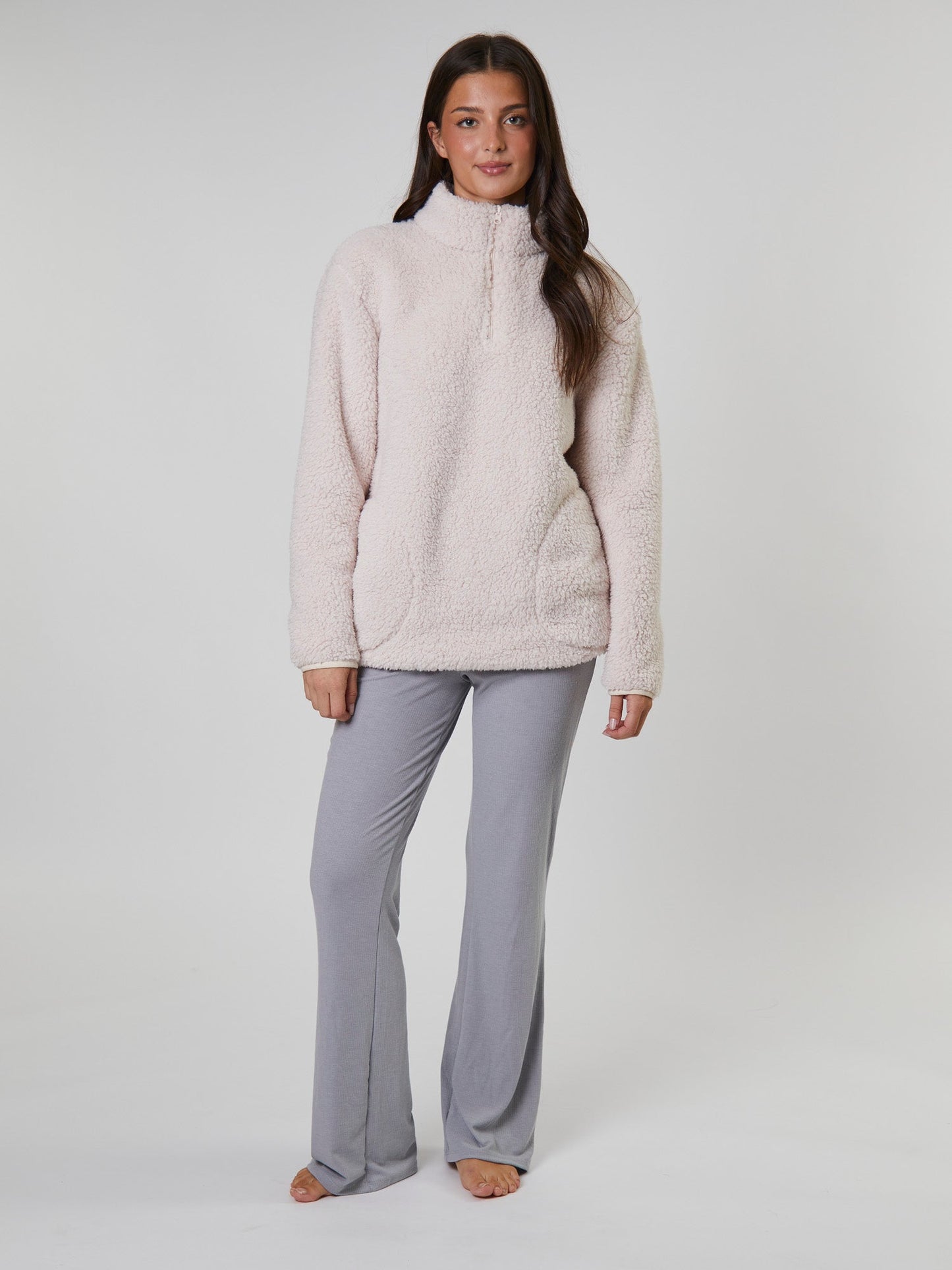 The Snug Season 1/4 Zip In Vanilla