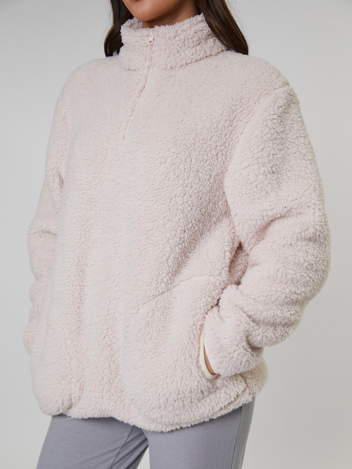 The Snug Season 1/4 Zip In Vanilla