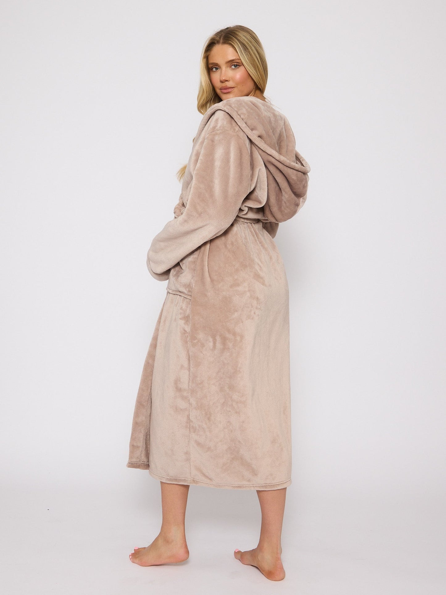 The Plush Gown In Taupe