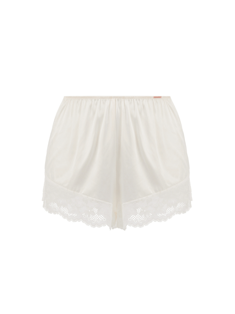 Lyra – Satijnen Shorts met Kant