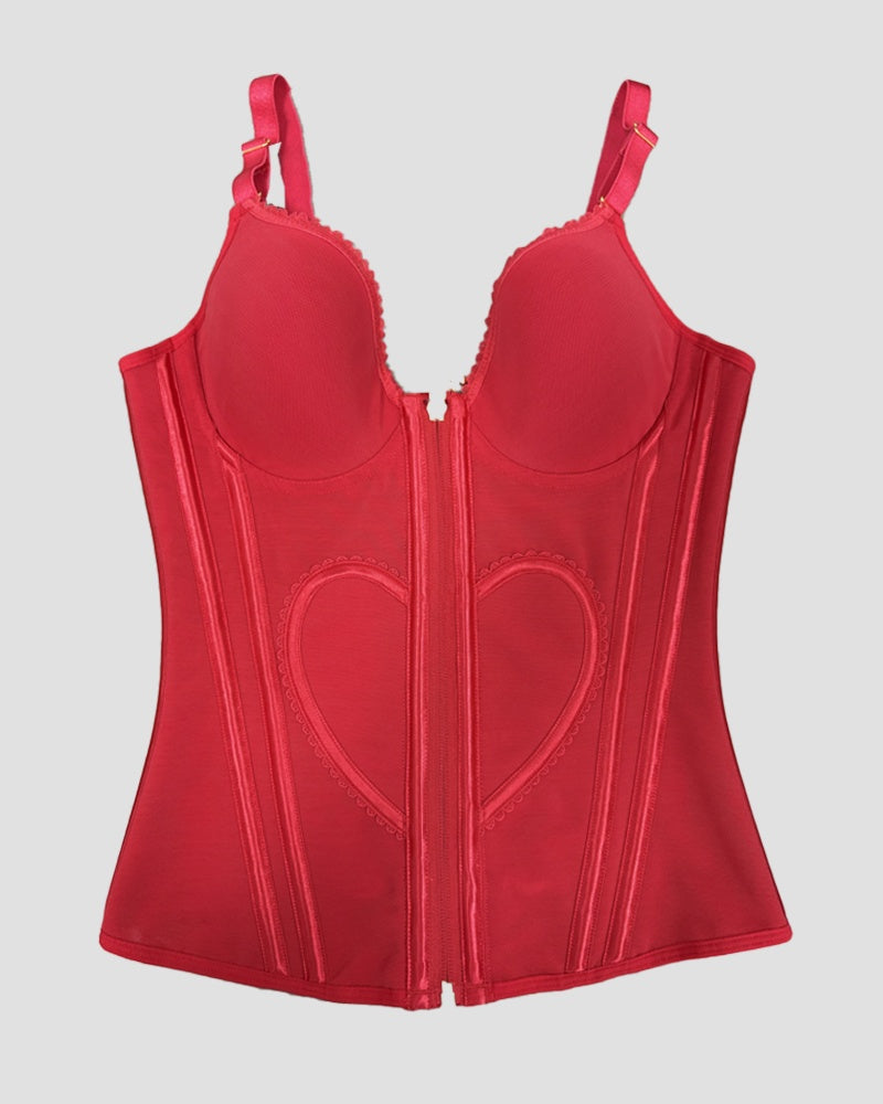 ELVAE – Shaping BH Corset - LivingCurves Rood / XS