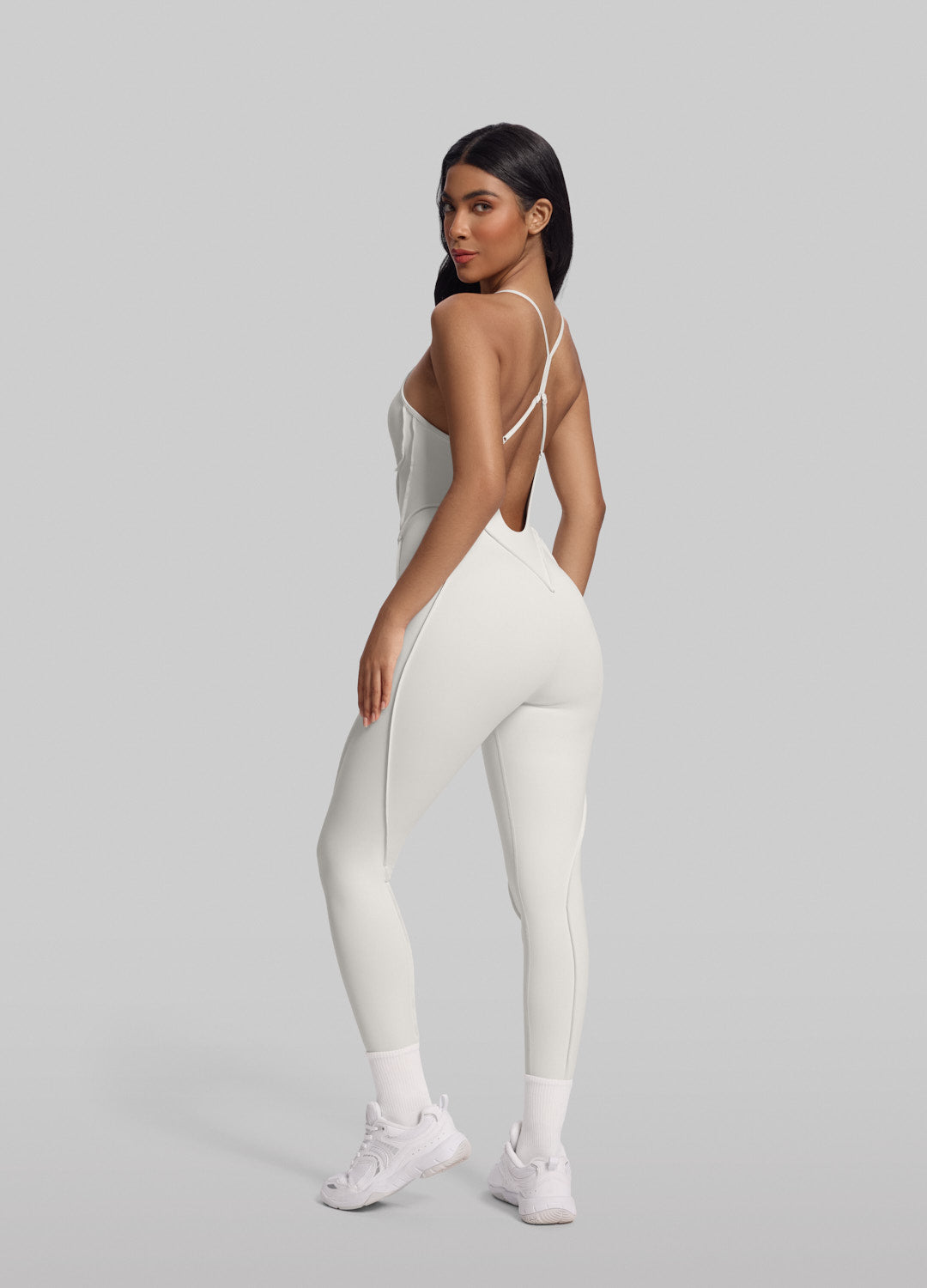 ORÉA – Crossback Shaping Catsuit - LivingCurves Bodysuit Wit / S