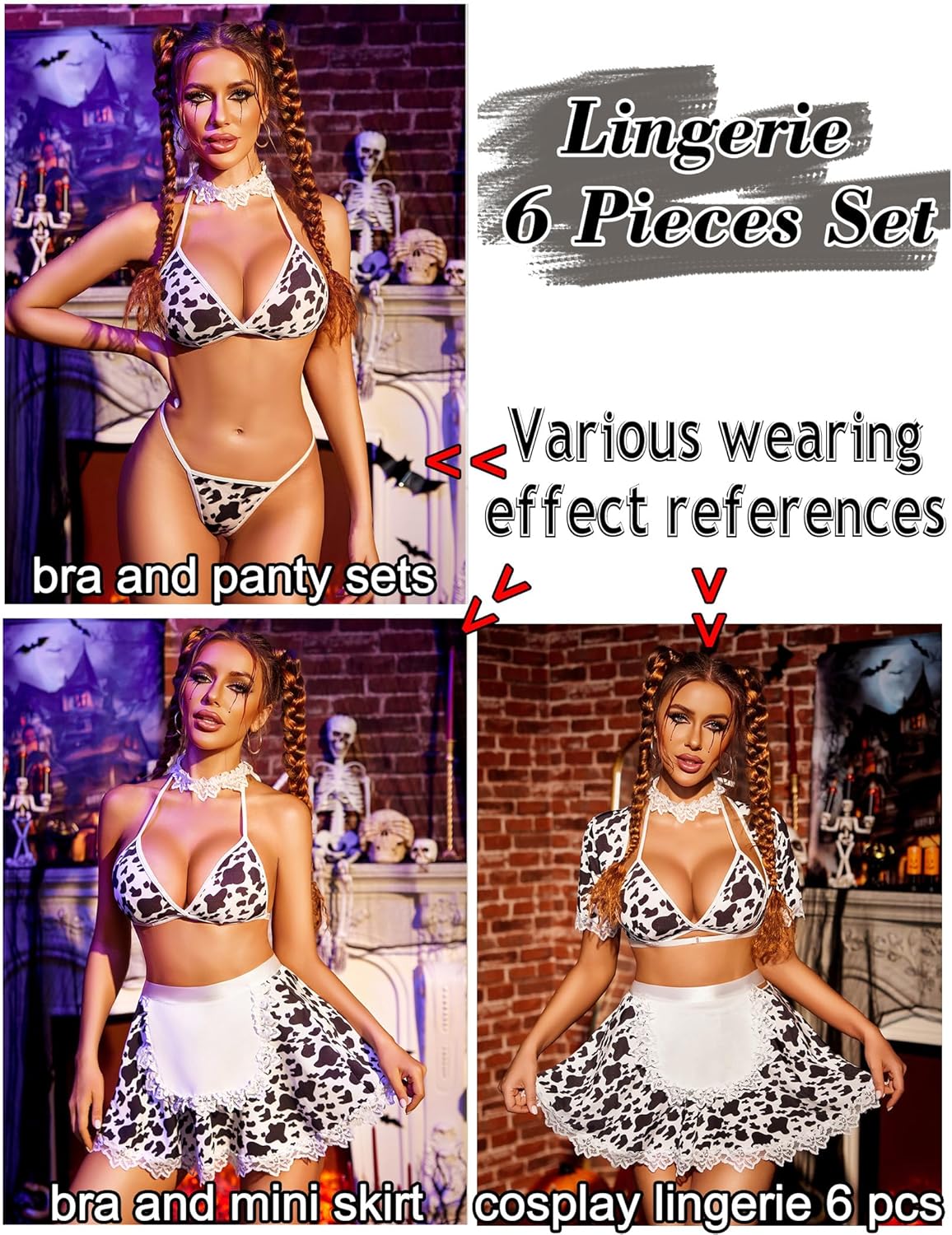 Cosplay Lingerie Sets Lace Maid Outfit