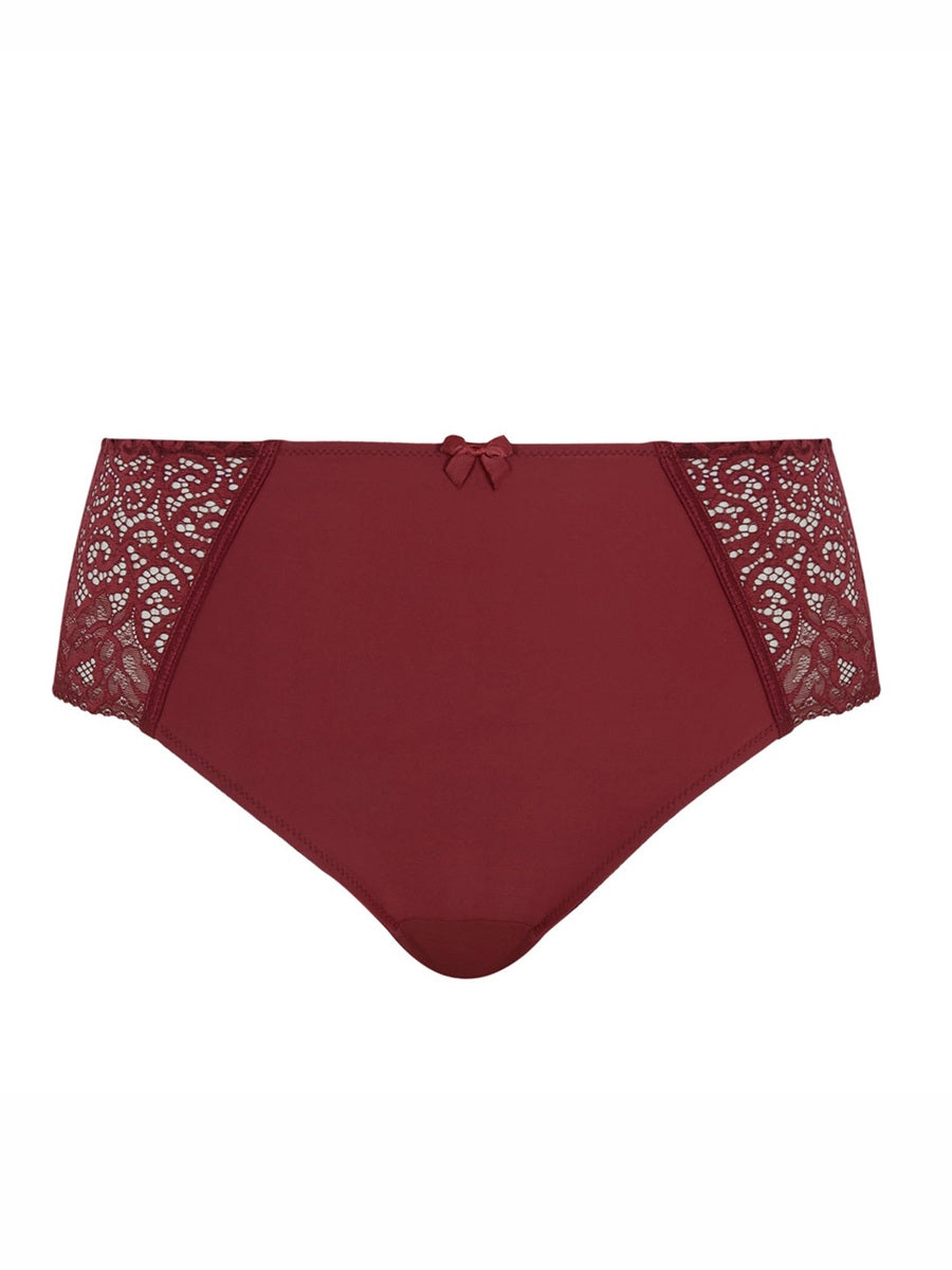 Panache Sculptresse Cherry Red Deep Brief Panty 9682