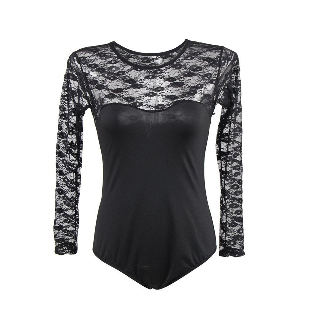 ÉCLARE – Lace Long Sleeve Bodysuit