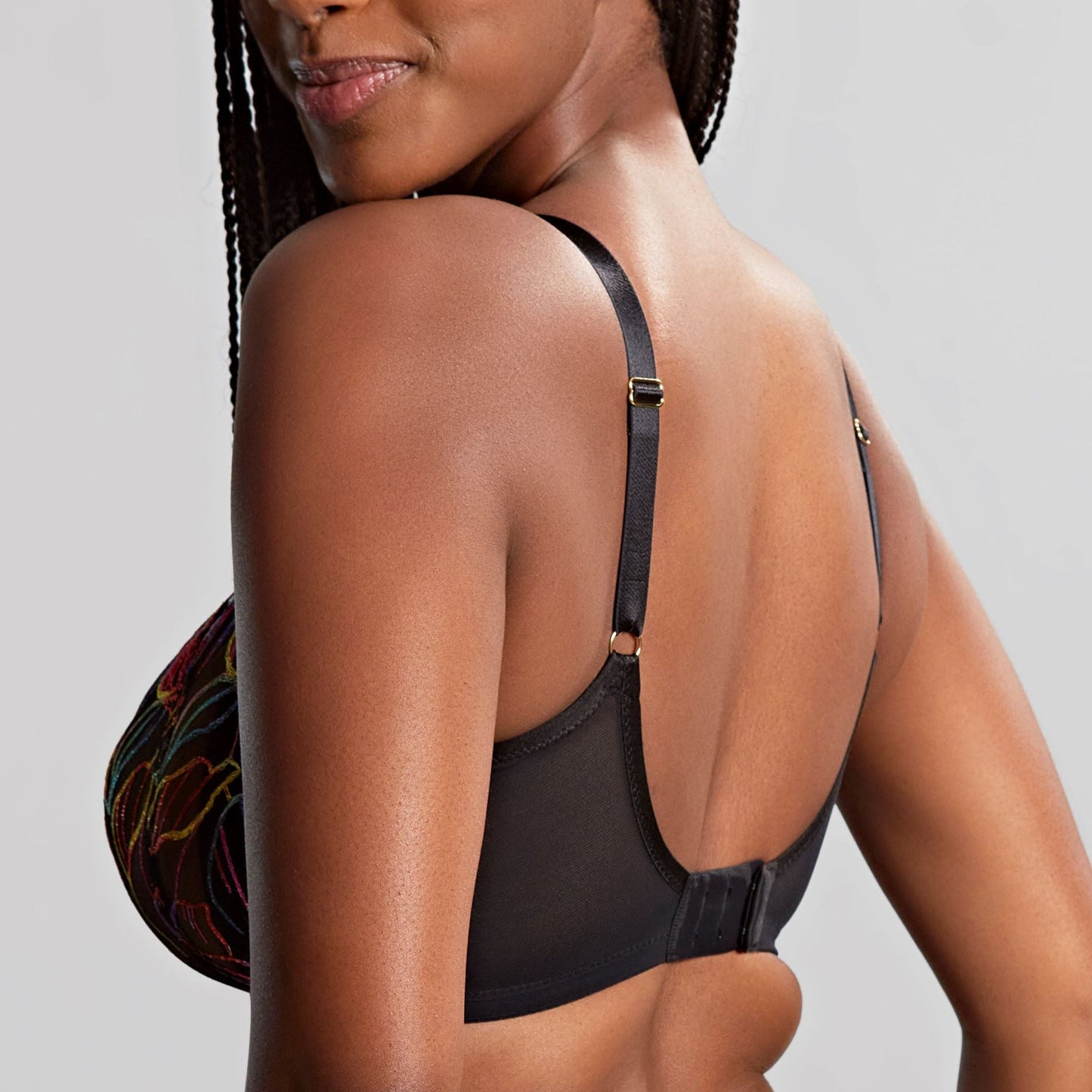 Liza – Balconette BH met Lurex Borduursel en Studio 54 Glamour